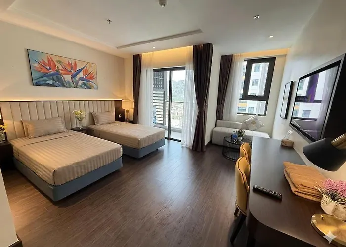 Can Ho Homestay The Sapphire Ha Long Tieu Chuan Khach San Co Tam View Sea & City Rat Dep Apartment