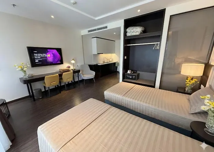 Apartment Can Ho Homestay The Sapphire Ha Long Tieu Chuan Khach San Co Tam View Sea & City Rat Dep