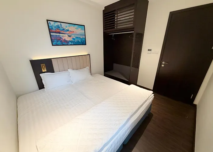 Can Ho Homestay The Sapphire Ha Long Tieu Chuan Khach San Co Tam View Sea & City Rat Dep
